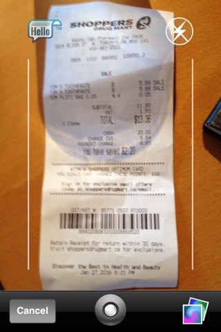 Hello Receipts - Scan Expenses screenshot 4