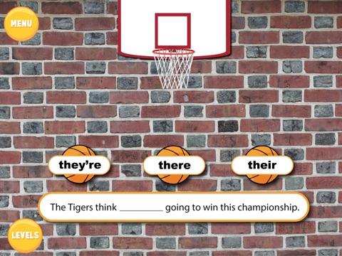 Slam Dunk Grammar: There, They're, and Their screenshot 3