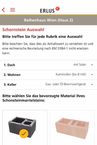 ERLUS Profi-App Schornstein screenshot 4