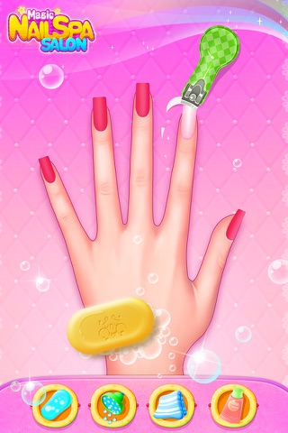 Magic Nail Salon: Girls Makeover Games screenshot 2