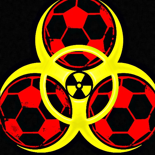 Radioactive Football Icon