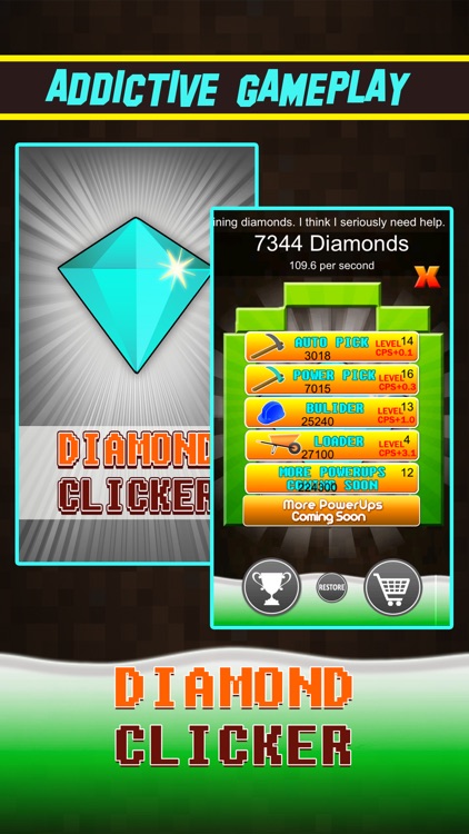 Diamond Clicker - Crafting Edition Minigame screenshot-3