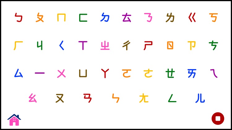 Chinese Alphabet Poster