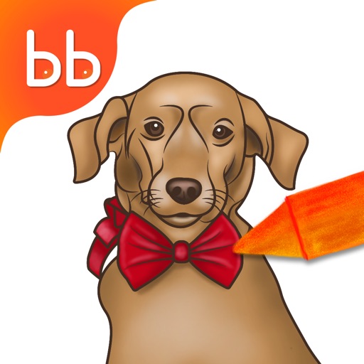 Puppies Dog coloring book for children Free : Draw and Paint icon
