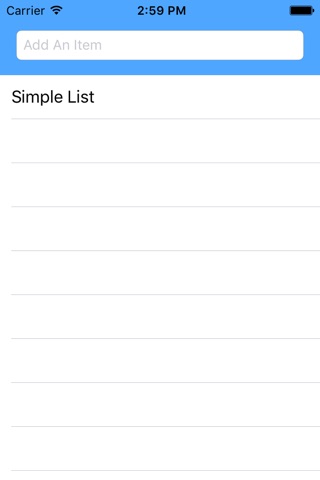 Simple List! screenshot 2