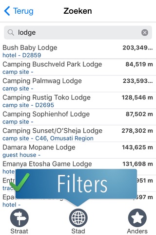 Etosha Travelmapp screenshot 4