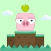 A Pig Of Eat Apple