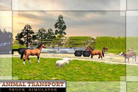 Offroad Animal Transport Truck Simulator 3D screenshot 2
