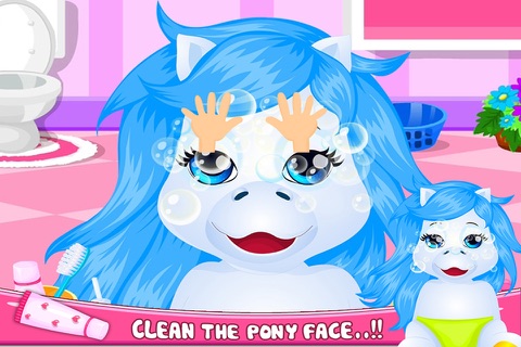 little Baby Pony Care - Kids Games screenshot 2