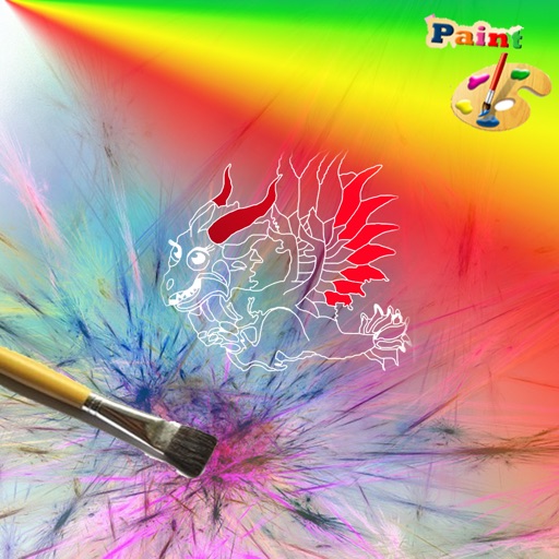 Coloring for Super Dragon Version iOS App