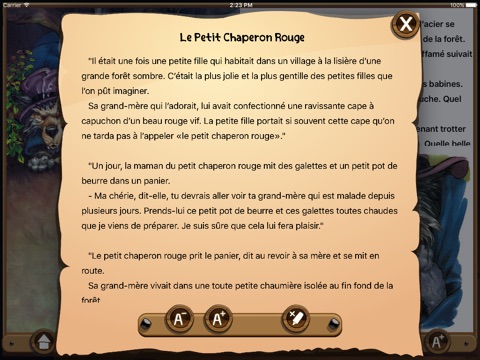 Le Petit Chaperon Rouge French screenshot 4