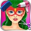 Superhero Princess Hair Salon - fun nail makeover & make-up spa girl games for kids!