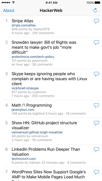 HackerWeb - Hacker News client