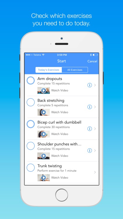 CountUp - Rehabilitation exercise tracker