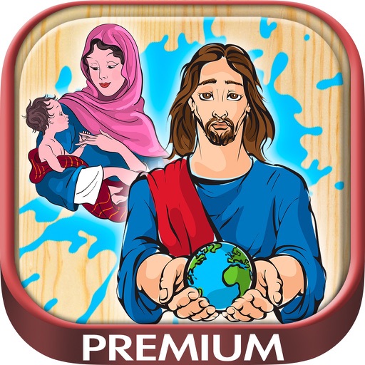 Bible coloring book to paint and color  - Premium icon