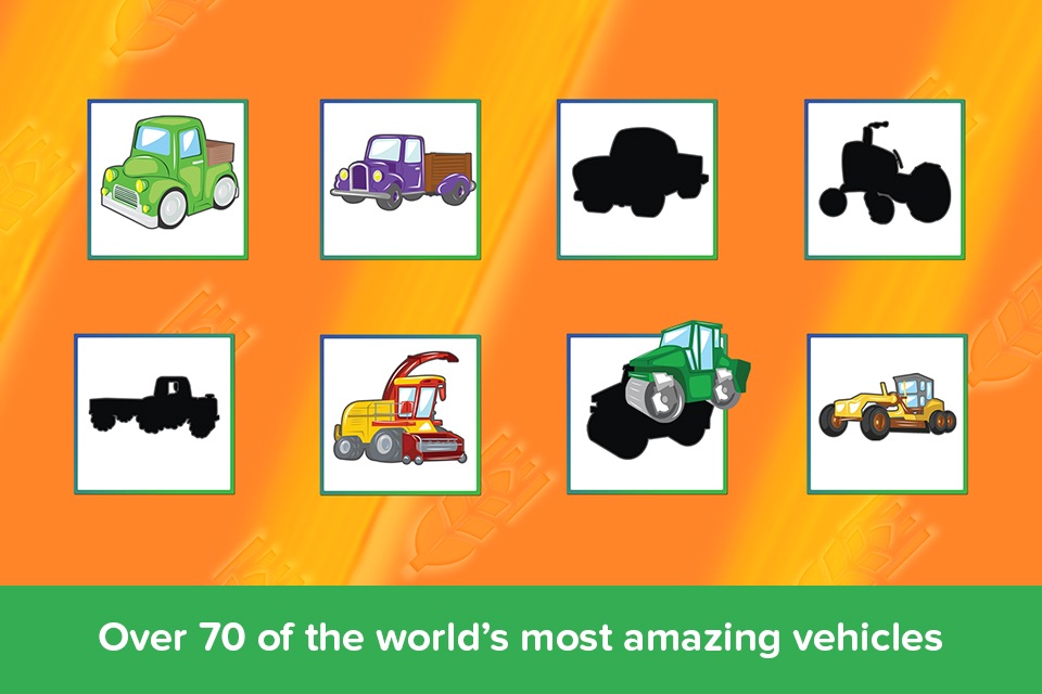 Kids Puzzles - Trucks Diggers and Shadows Lite - Early Learning Cars Shape Puzzles and Educational Games for Preschool Kids screenshot 4