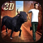 Crazy Angry Bull Attack 3D Run Wild and Smash Cars