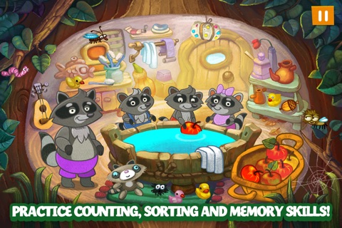 Funny Forest Family – Interactive story about animals for kids screenshot 4
