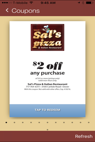 Sal's Pizza - Dover, PA screenshot 3