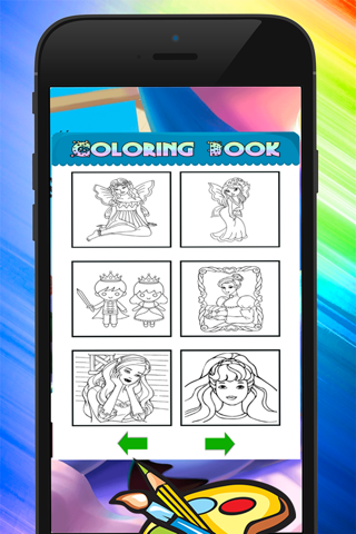 Princess Coloring Pages Coloring Set In Pictures screenshot 2