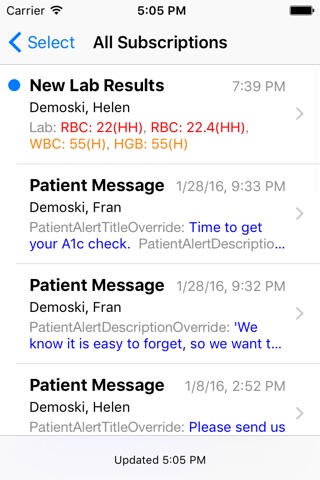 Beacon Clinical Inbox screenshot 2