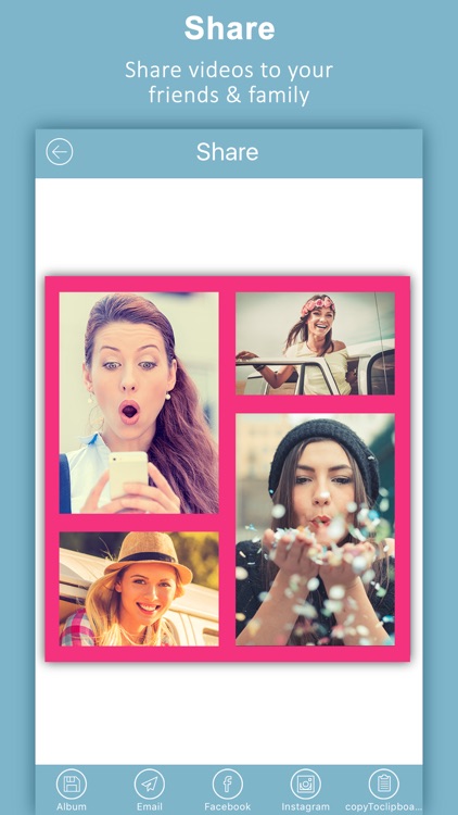 Video Collage - Vid pic Collage maker to Instagram screenshot-4