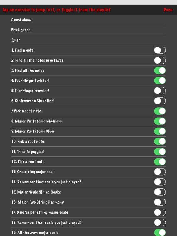 Guitar Rabbit : Notes Quiz, Fretboard Workout and Scale Coach with Tuner for Electric Guitar screenshot-4
