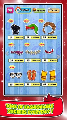 Christmas Sticker Dress Up Salon - little baby santa & emoji makeup games for girl kids!のおすすめ画像4