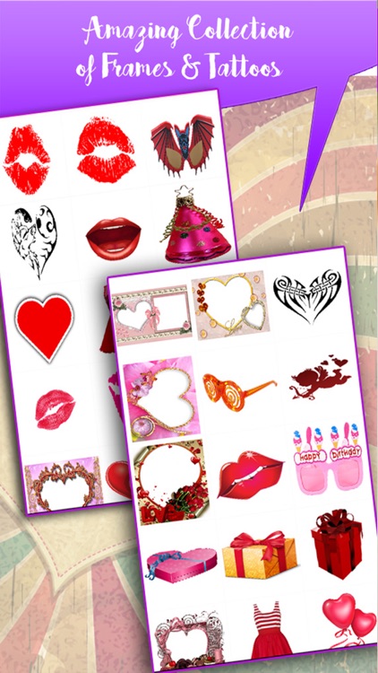 Valentine Photo Grid - Fun Photo Editor with Valentine's Day items screenshot-4