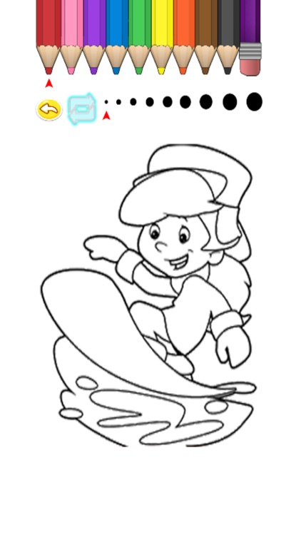 Kids Coloring Book - Cute Cartoon 4 screenshot-4