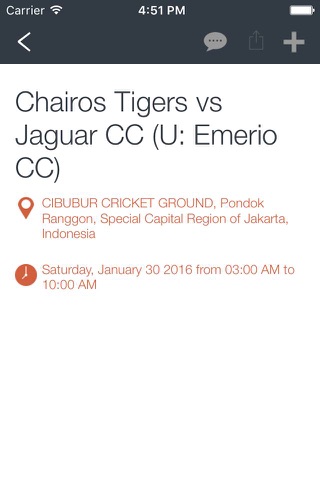 Jakarta Cricket Association screenshot 3