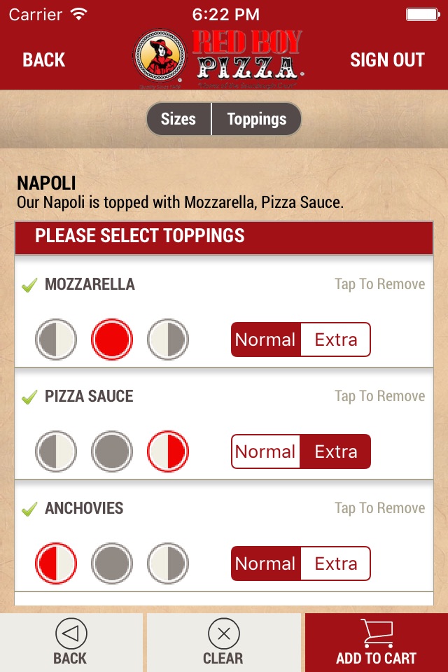 Red Boy Pizza screenshot 4