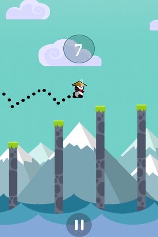 Spring Baby Ninja Panda - Stick Jumpy Hero (Pro) screenshot 4