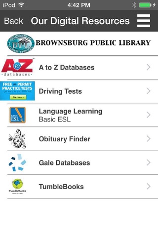 Brownsburg Library App screenshot 4