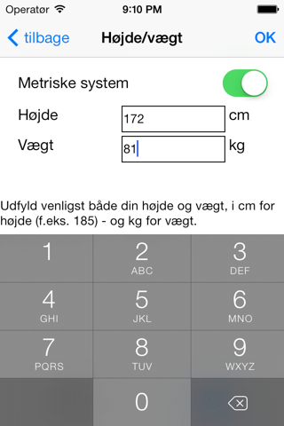 My LCHF - Low carb/ketogenic calculator screenshot 2