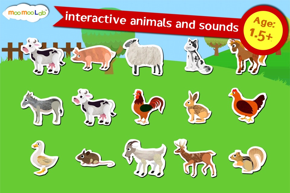 Farm Animals - Barnyard Animal Puzzles, Animal Sounds, and Activities for Toddler and Preschool Kids by Moo Moo Lab screenshot 4