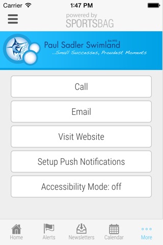 Paul Sadler Swimland - Sportsbag screenshot 4