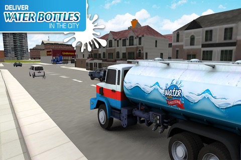 Water Truck Supply Simulator - Real Cargo Transporter & Trucker Game 2016 screenshot 3