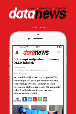 DataNews.be NL - Business > Best Practices > Technology screenshot 3