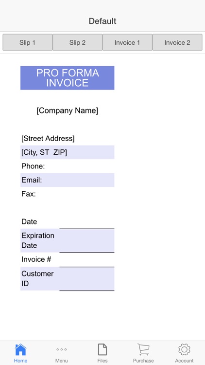 Packing Slip