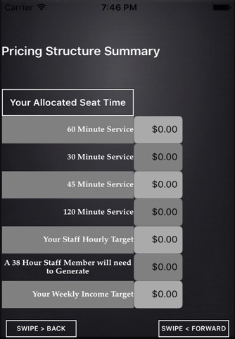 Pricing Your Services screenshot 2