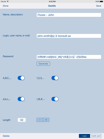 LoginIt for iPhone & iPad Utilities Data Will