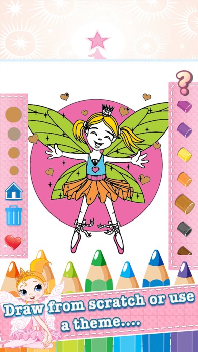 How to cancel & delete Fairy Princess Drawing Coloring Book - Cute Caricature Art Ideas pages for kids from iphone & ipad 3