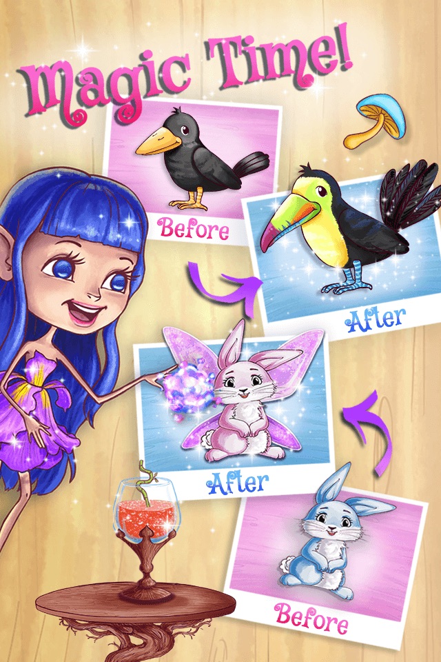 Fairy Sisters 2 - Magical Forest Adventures & Animal Care screenshot 4