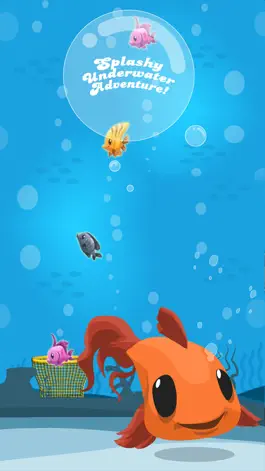 Game screenshot Falling Splashy Yellow Fish: Deep Tank Dream mod apk