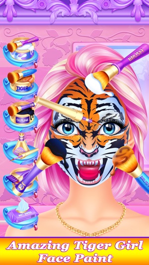 Crazy Face Paint Party Salon - Makeup & Kids Games(圖2)-速報App