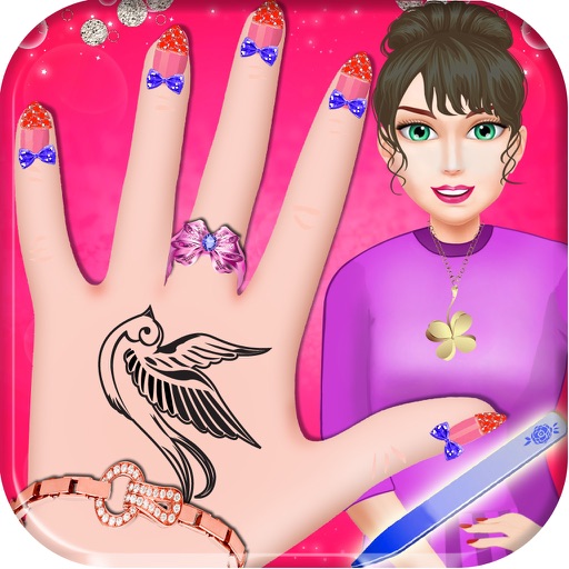 Mommy Nail Salon Beauty Girls games Icon