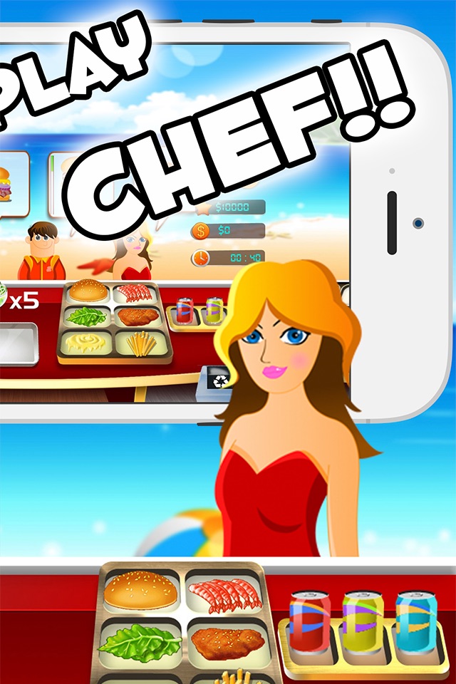 food cooking - cafe & restaurant game for kids screenshot 2