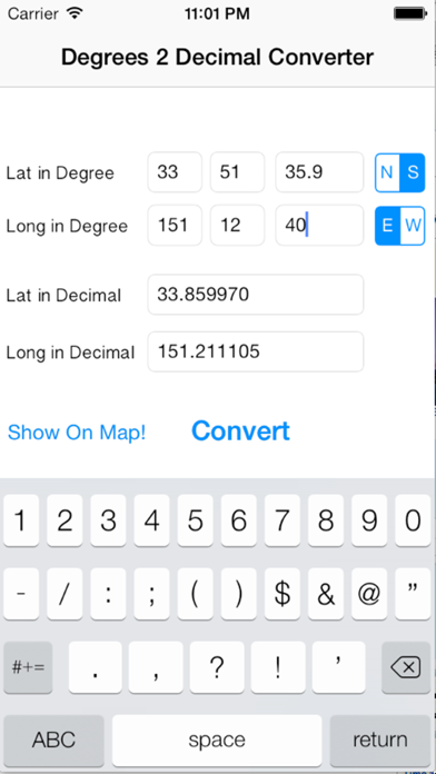 LatLong for GPS Coordinates Converter Screenshot 3