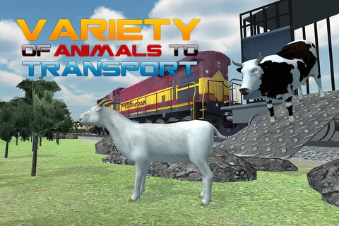 Animal Transport Train 3D – Cattle Transporter Simulation Game screenshot 2